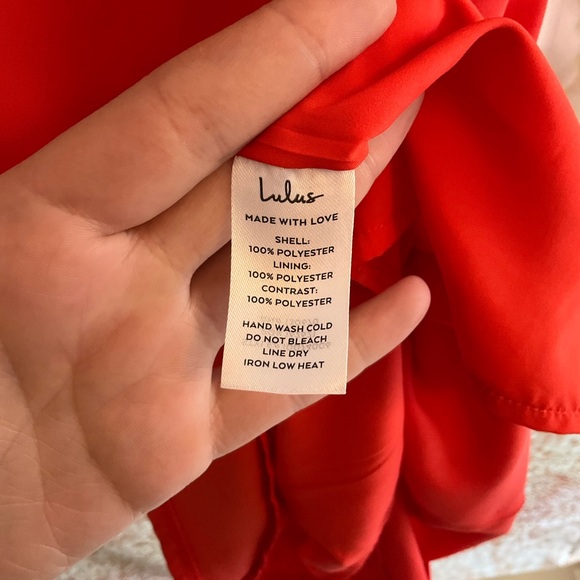 Lulus Orange Bow Tie Dress - Picture 6 of 10